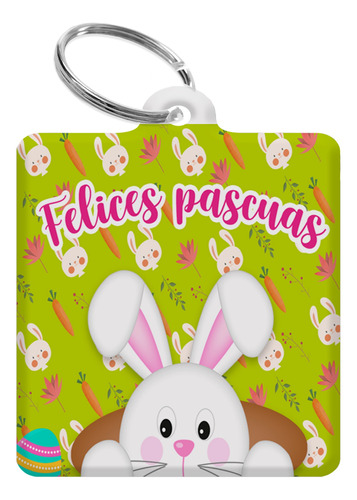 Llaveros Plástico Dia De Pascuas Por Mayor Pack X 70