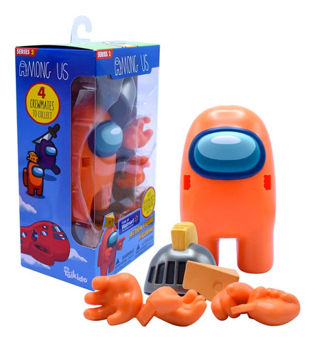 Just Toys Llc Figuras De Accion Among Us Series 2 (naranja C