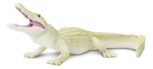 Safari Ltd. Figura De Cocodrilo Blanco  Figura Realista .