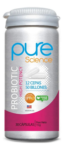 Purescience Probiotic High Potency 30 Cápsulas