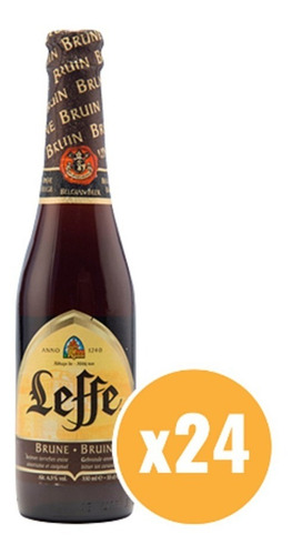 Cerveza Leffe Brune 330 Ml X24