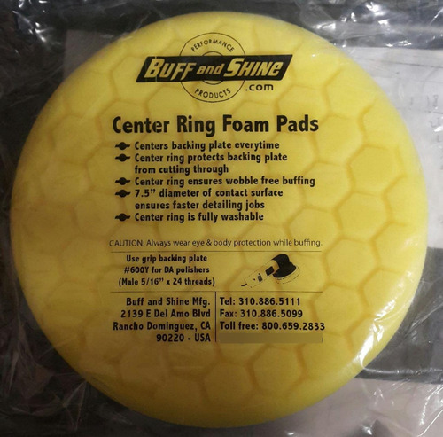Imagen 4 de 8 de Kit X 3 Pad De Corte 7,5' Eeuu Buff Shine Pulido 3d Cut