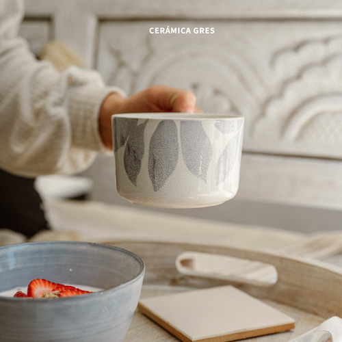 Set 2 Tazas Cerámica 420 Ml Palermo Simplit