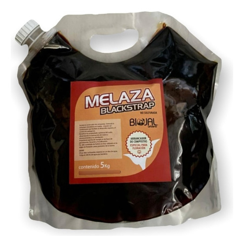 Melaza Caña Blackstrap 5 Kg Favorece Floración No Sulfurada