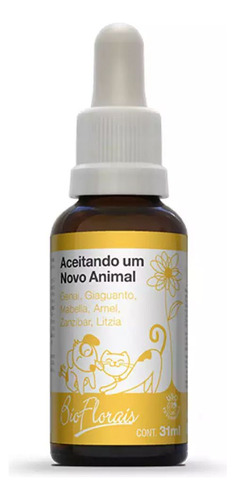 Floral Pet Cachorro E Gato Aceitando Novo Animal Bioflorais