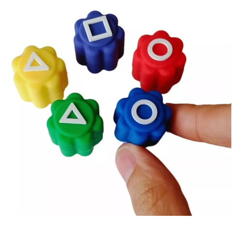 Dados Gonggi Mini Juego El Juego Del Calamar 15 Piezas 1cm