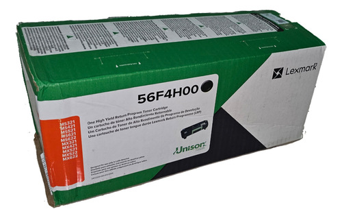 Toner Lexmark 56f4h00 Original Ms321 Ms421 Ms521 Mx421 Mx522