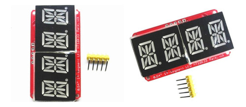 2x Módulo De Visualización De 14 Electrónicos Tamaño