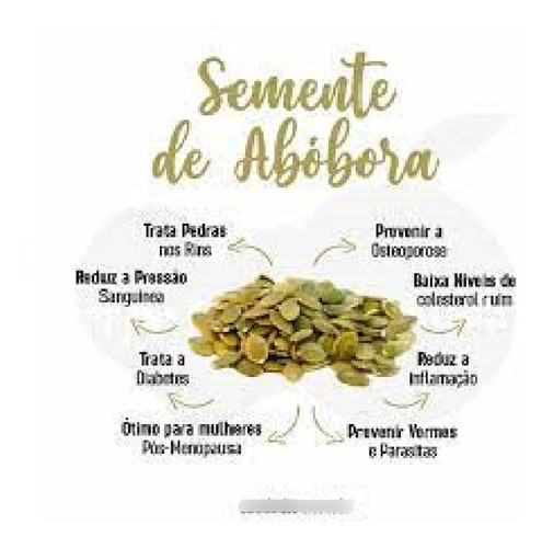 Semente Girassol S/ Casca Crua+abobora Crua S/casca1kg Cada