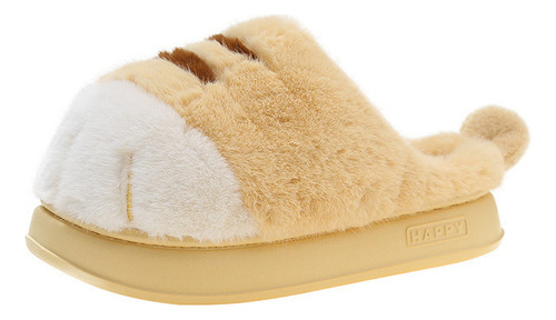 . Pantuflas Con Forma De Pata De Gato, Pantuflas Con Forma
