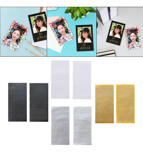 Nuevo 8 Hojas De Pegatinas De Letras Decorativas Diy,