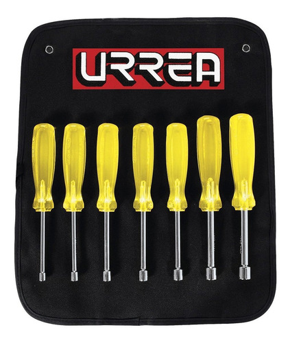 Urrea 9230 M Mango Plastico Nut Driver Set