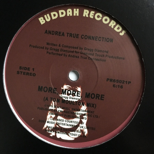 Andrea True Connection - More, More, More - 12'' Single Novo