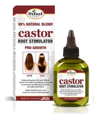 Difeel Castor Pro-growth Estimulador De Raices 2.5 Oz.