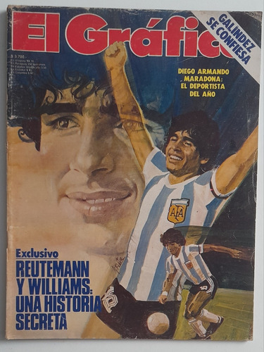 Revista El Grafico 3143 - Diego Maradona 1980 Fs