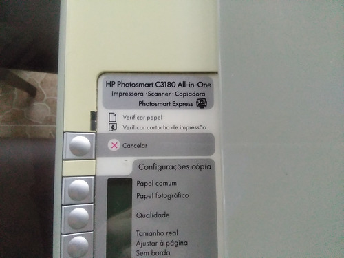 Impressora Multifuncional Hp Photosmart C3180 - Com Defeito