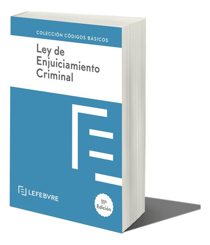 Ley De Enjuiciamiento Criminal 11ãâª Ed, De Aa.vv. Editorial Editorial, Tapa Blanda En Español