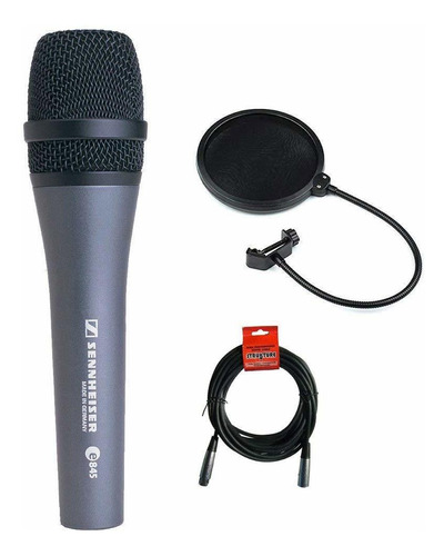Sennheiser E845 Super Cardioidemicrofono Dinamico Cable