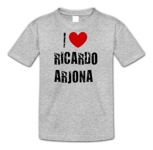 Remera I Love Ricardo Arjona - Aesthetic Musica Album Unisex