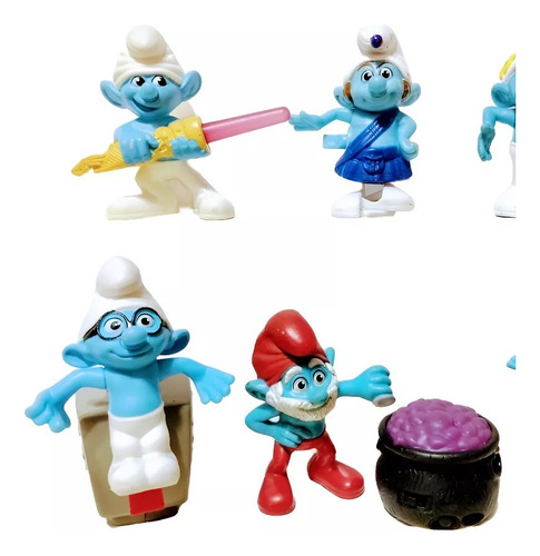 Los Pitufos Colección Mc Donalds 2011 Completa (Usado)