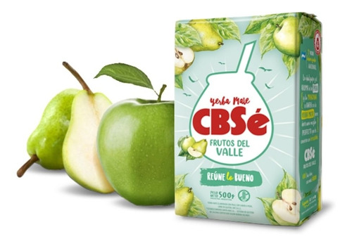 Yerba Mate Cbsé Sabor Frutos Del Valle 500gr.