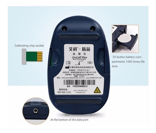 Glucometro On Call Plus Completo - Envío Gratis !!!