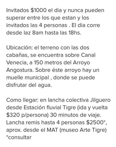 Imagen 15 de 30 de Venta Fondo De Comercio Y Propiedad Cabañas- Tigre