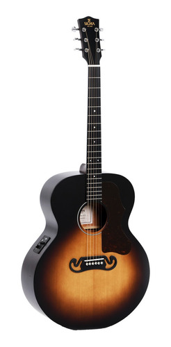 Guitarra Electroacústica Grand Jumbo Marca Sigma