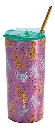 Tumbler Cheetah Lila 470 Ml