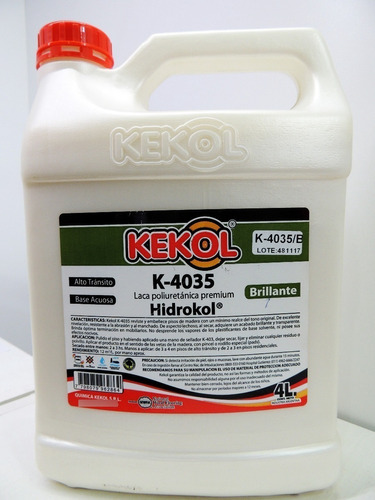 Hidro Laca Poliuretanica Brillante K-4035 4 Lts Kekol