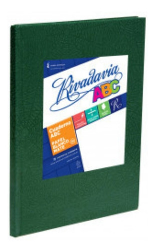 Cuaderno Rivadavia Abc X50hojas Tapa Dura Forrado Rayado
