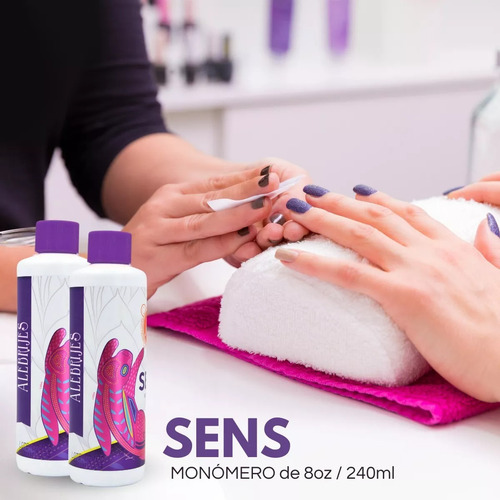 Monomero Mc Nails, Líquido Acrílico 8 Onzas Para Uñas. 240ml