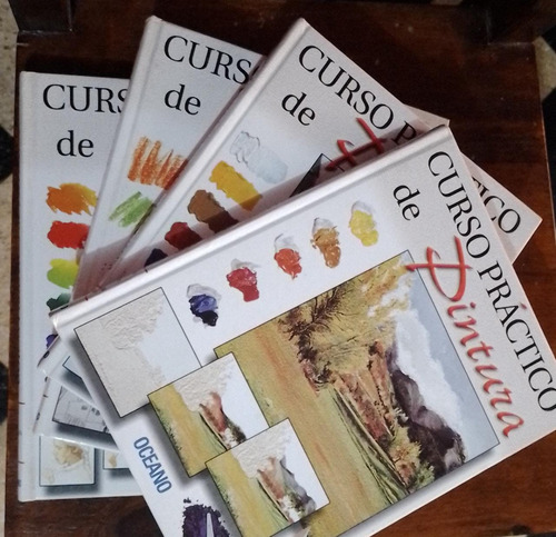 Set De Libros Curso Practico De Pintura Cap. 1 - 2 - 3 - 4