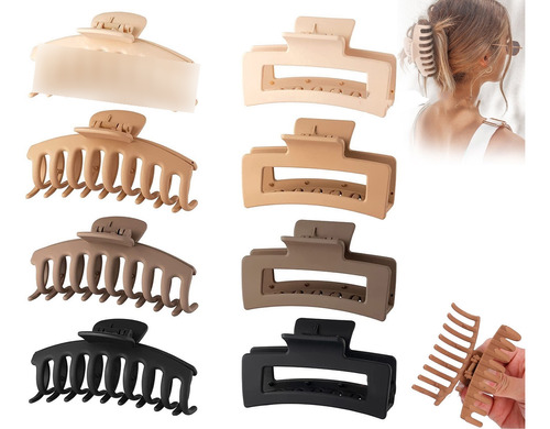 Pinzas Para Cabello Accesorios Broches Pelo Sujetador 8pcs