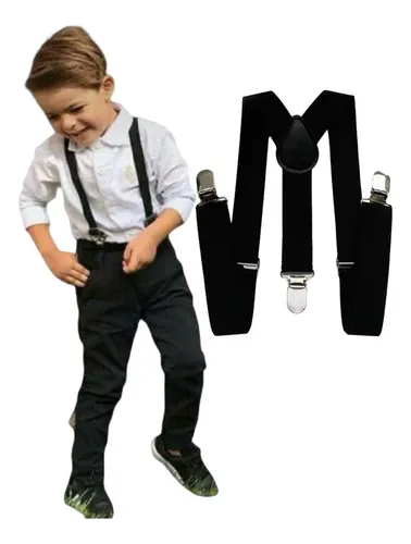 Pantalones con suspensores para niños sale