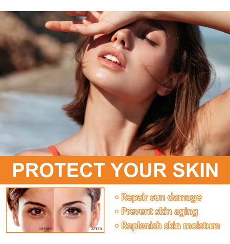 La Loción De Protección Facial Ouhoe Aísla Los Rayos Uv Y An