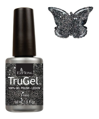 Esmalte Semipermanente Trugel Ezflow Glitter Uñas Manicura