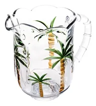 Comprar Jarra De Cristal Palm Hand Paiting 1,3 Litros