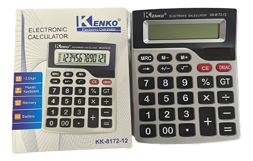 Calculadora Kenko Kk-8172-12 Grande Oficina Oferta 