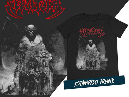 Camiseta Thrash Death Speed Metal Sepultura C1