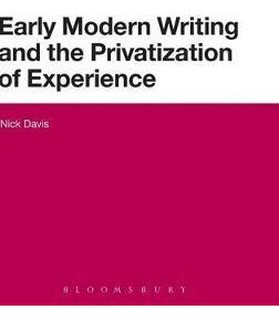 Libro Early Modern Writing And The Privatization Of Exper...