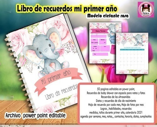 Kit Imprimible Álbum Mis Recuerdos Bebé Editable