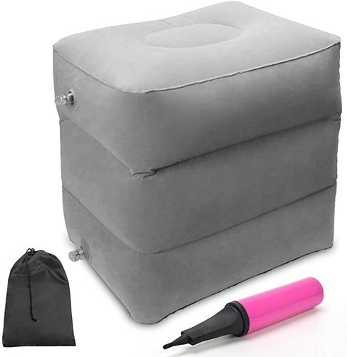 Ahier - Almohada De Viaje Inflable Para Descanso De Piernas.