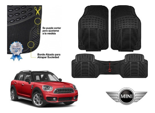 Tapetes 3pz Uso Rudo Mini Cooper Countryman 2017