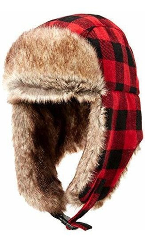 Ropa De Esquí - Essentials Men's Trapper Hat With Faux Fur