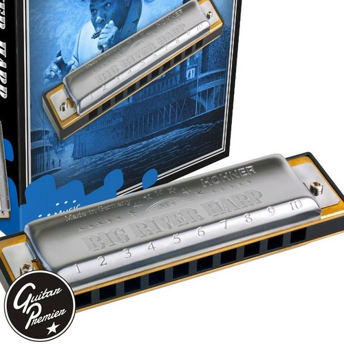 Armonica Hohner Diatonica Big River Harp +estuche +lecciones