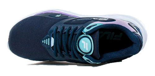 Imagen 3 de 6 de Zapatillas Fila Running Mujer Discovery Marino-lila-az Cli