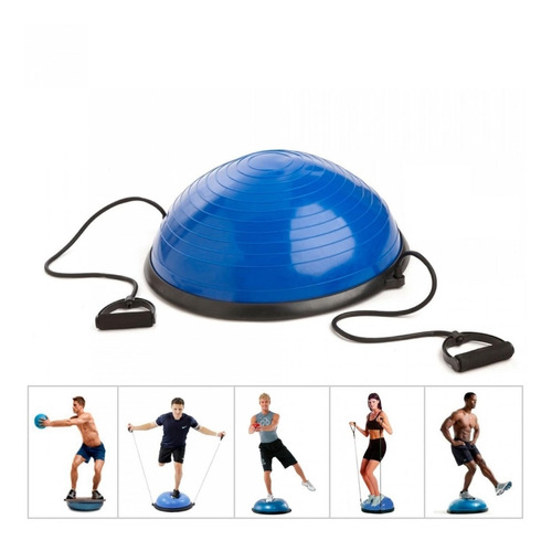 Bosú Superficie Inestable Gym Balón Equilibrio+bandas Elásti