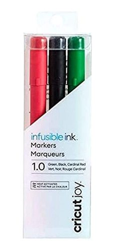 Cricut Joy Infusible Ink Markers 1.0 (3) Negro, Rojo, Verde