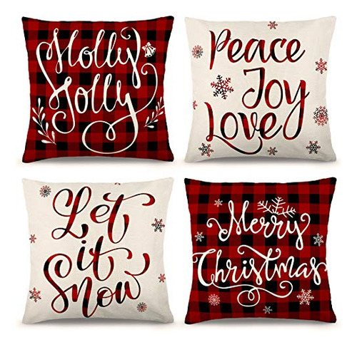 Ygeomer Decoraciones De Navidad Fundas De Almohada S12yj